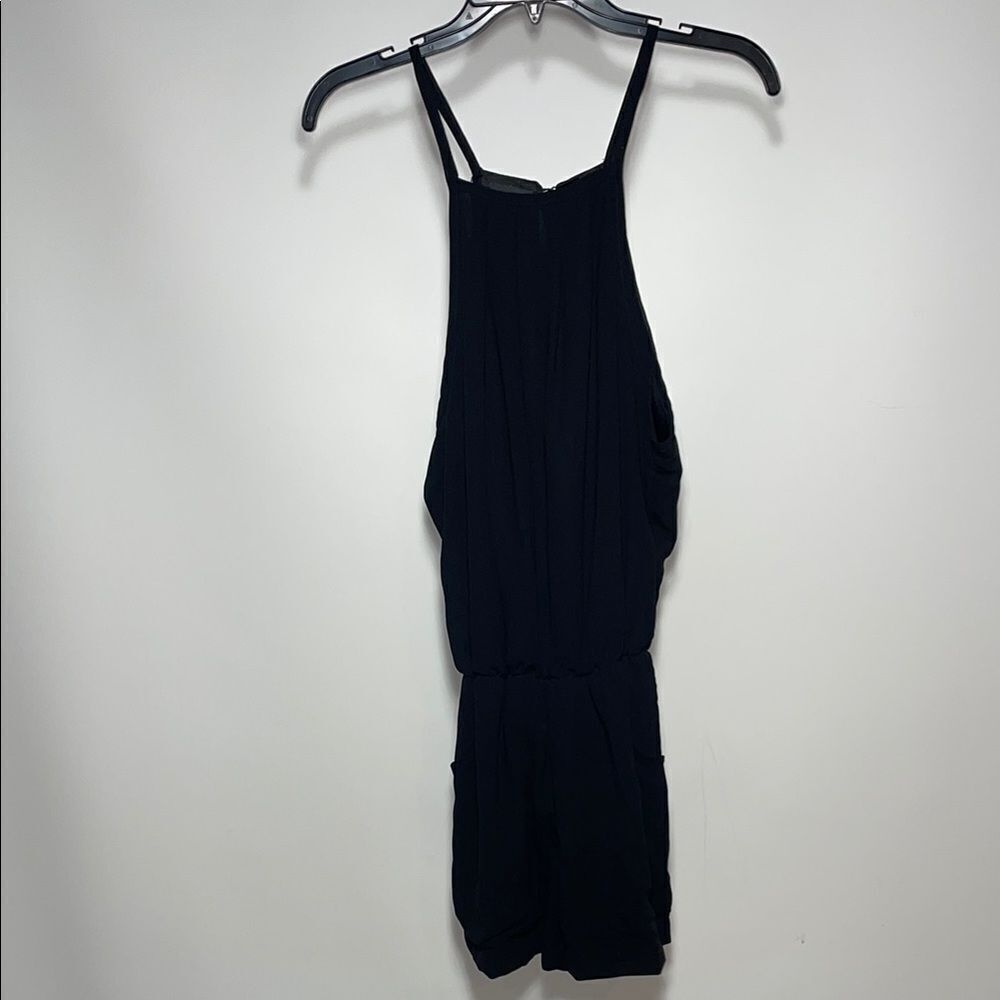 Stylish Black Sleeveless romper